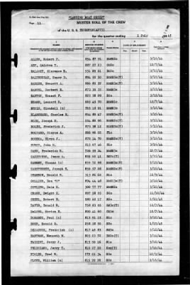 Thurston (AP-77) > 1945