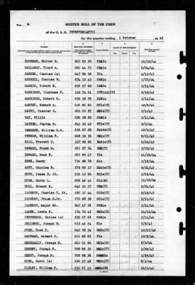 Thurston (AP-77) > 1945