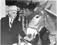 Thumbnail for Charley Finley and his mascot mule