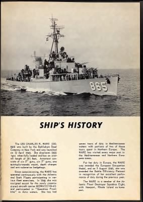 Thumbnail for USS Charles R Ware (DD-865) > 1957