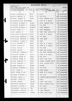 Hopping (APD-51) > 1946