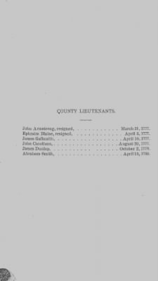 Thumbnail for Volume XIV > Muster Rolls and Papers Relating to the Associators and Militia of the County of Cumberland.