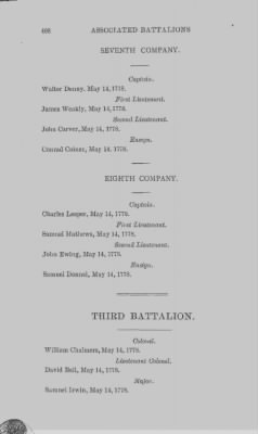 Thumbnail for Volume XIV > Muster Rolls and Papers Relating to the Associators and Militia of the County of Cumberland.