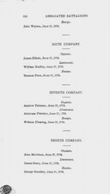 Volume XIV > Muster Rolls and Papers Relating to the Associators and Militia of the county of York.