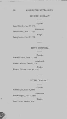 Volume XIV > Muster Rolls and Papers Relating to the Associators and Militia of the county of York.