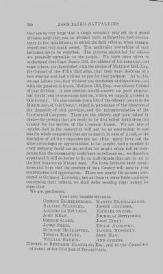 Volume XIV > Muster Rolls and Papers Relating to the Associators and Militia of the county of York.