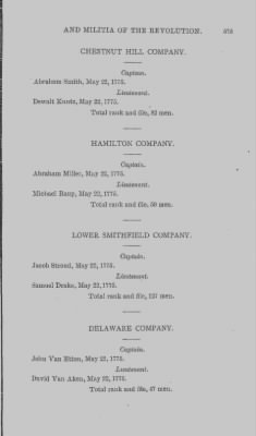 Thumbnail for Volume XIV > Muster Rolls and Papers Relating to the Associators and Militia of the County of Northampton.