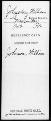 Thumbnail for William > Johnston, William (Pvt)