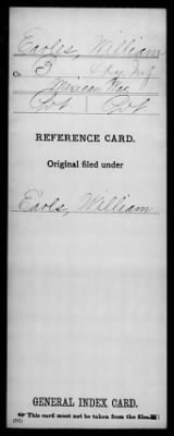 Thumbnail for William > Earles, William (Pvt)