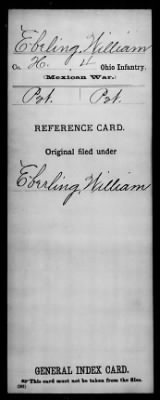 Thumbnail for William > Ebeling, William (Pvt)