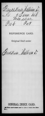 Thumbnail for William D > Faulkner, William D (Pvt)