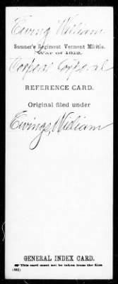 Thumbnail for William > Ewing, William (Corporal)