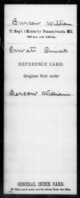 Thumbnail for William > Burcaw, William (Pvt)