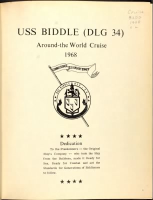 Thumbnail for USS Biddle (DLG-34) > 1968