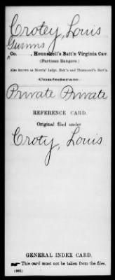 Thumbnail for Louis > Crotey, Louis (Private)