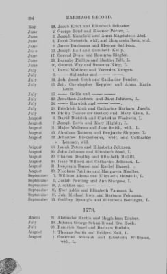 Thumbnail for Volume IX > Marriage Record of St. Michael's and Zion Church, Philadelphia. 1745-1800.