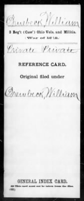 Thumbnail for William > Bruebeck, William (Pvt)