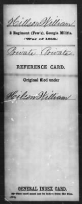 Thumbnail for William > Hillson, William (Pvt)