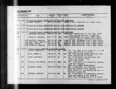 Pawcatuck (AO-108) > 1947