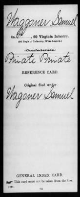 Samuel > Waggoner, Samuel (Private)