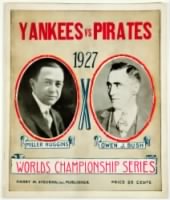 Thumbnail for 1927 World Series Program