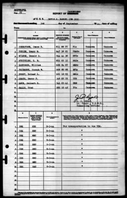 Doyle C Barnes (DE-353) > 1944