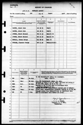 Cortland (APA-75) > 1945