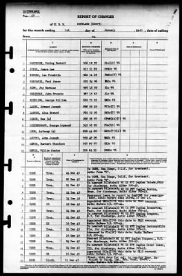 Cortland (APA-75) > 1946