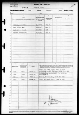 Cortland (APA-75) > 1946