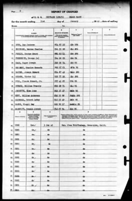 Cortland (APA-75) > 1945