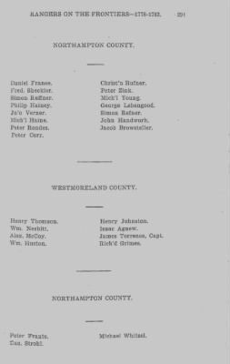 Thumbnail for Volume XXIII > Muster Rolls of the Navy and Line, Militia and Rangers, 1775-1783. with List of Pensioners, 1818-1832.