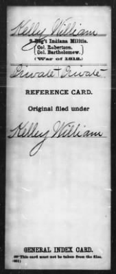 Thumbnail for William > Kelly, William (Pvt)