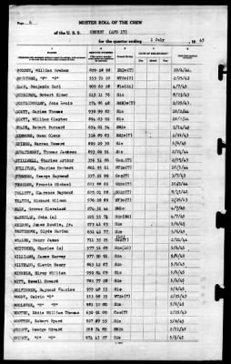 Crosby (APD-17) > 1945