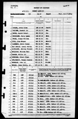 Crosby (APD-17) > 1945