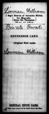 Thumbnail for William > Linman, William (Pvt)