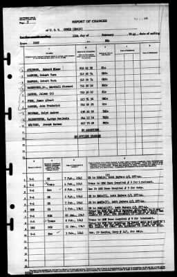 Cowie (DD-632) > 1945