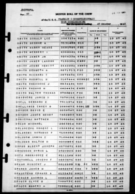 Franklin D Roosevelt (CVB-42) > 1945