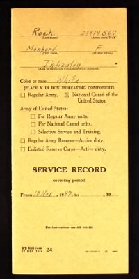 Thumbnail for Oneonta Armory > Service Records, Mc-R