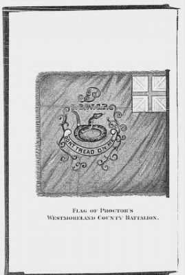 Thumbnail for Volume XIII > Flag of Proctor's Westmoreland County Battalion