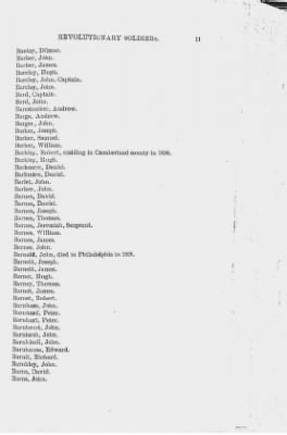 Thumbnail for Volume XIII > Alphabetical List of Revolutionary Soldiers 1775-1783.