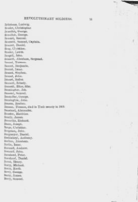 Thumbnail for Volume XIII > Alphabetical List of Revolutionary Soldiers 1775-1783.