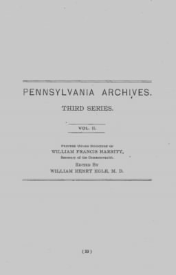 Thumbnail for Volume XXVII > Minutes of the Board of Property and other References to lands in Pennsylvania.