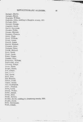 Thumbnail for Volume XIII > Alphabetical List of Revolutionary Soldiers 1775-1783.