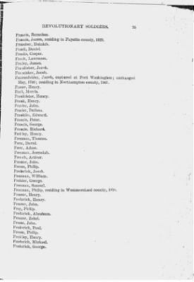 Volume XIII > Alphabetical List of Revolutionary Soldiers 1775-1783.