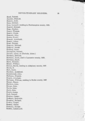 Volume XIII > Alphabetical List of Revolutionary Soldiers 1775-1783.