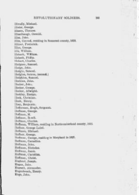 Thumbnail for Volume XIII > Alphabetical List of Revolutionary Soldiers 1775-1783.