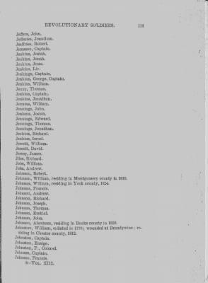 Volume XIII > Alphabetical List of Revolutionary Soldiers 1775-1783.