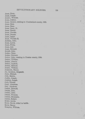 Thumbnail for Volume XIII > Alphabetical List of Revolutionary Soldiers 1775-1783.