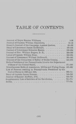 Thumbnail for Volume XV > Journals and Diaries of the War of the Revolution with Lists of Officers and Soldiers. 1775-1783.