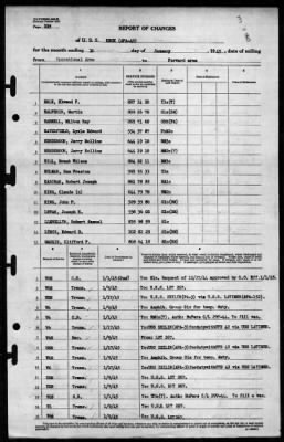 Knox (APA-46) > 1945